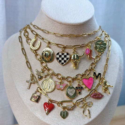 Build Your Own Custom Charm Necklace or Bracelet