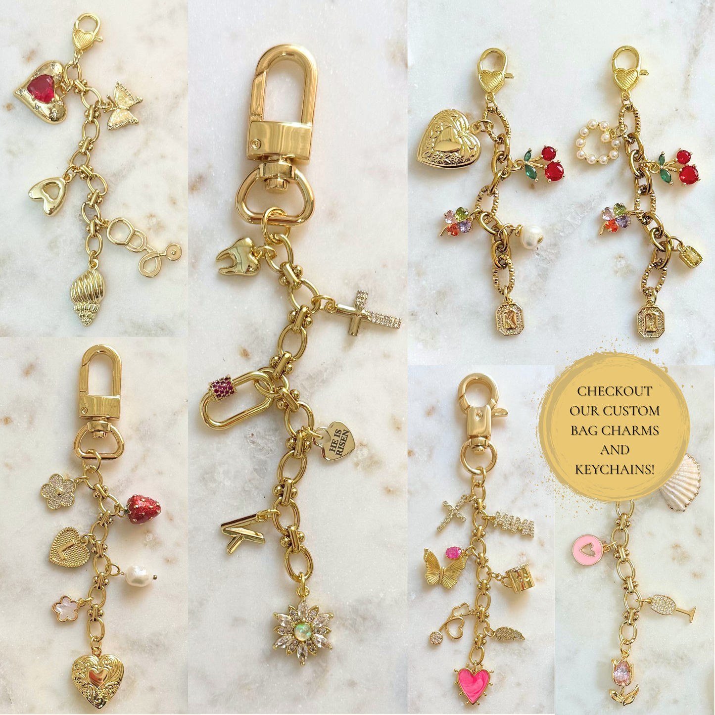 Build Your Own Custom Charm Necklace or Bracelet