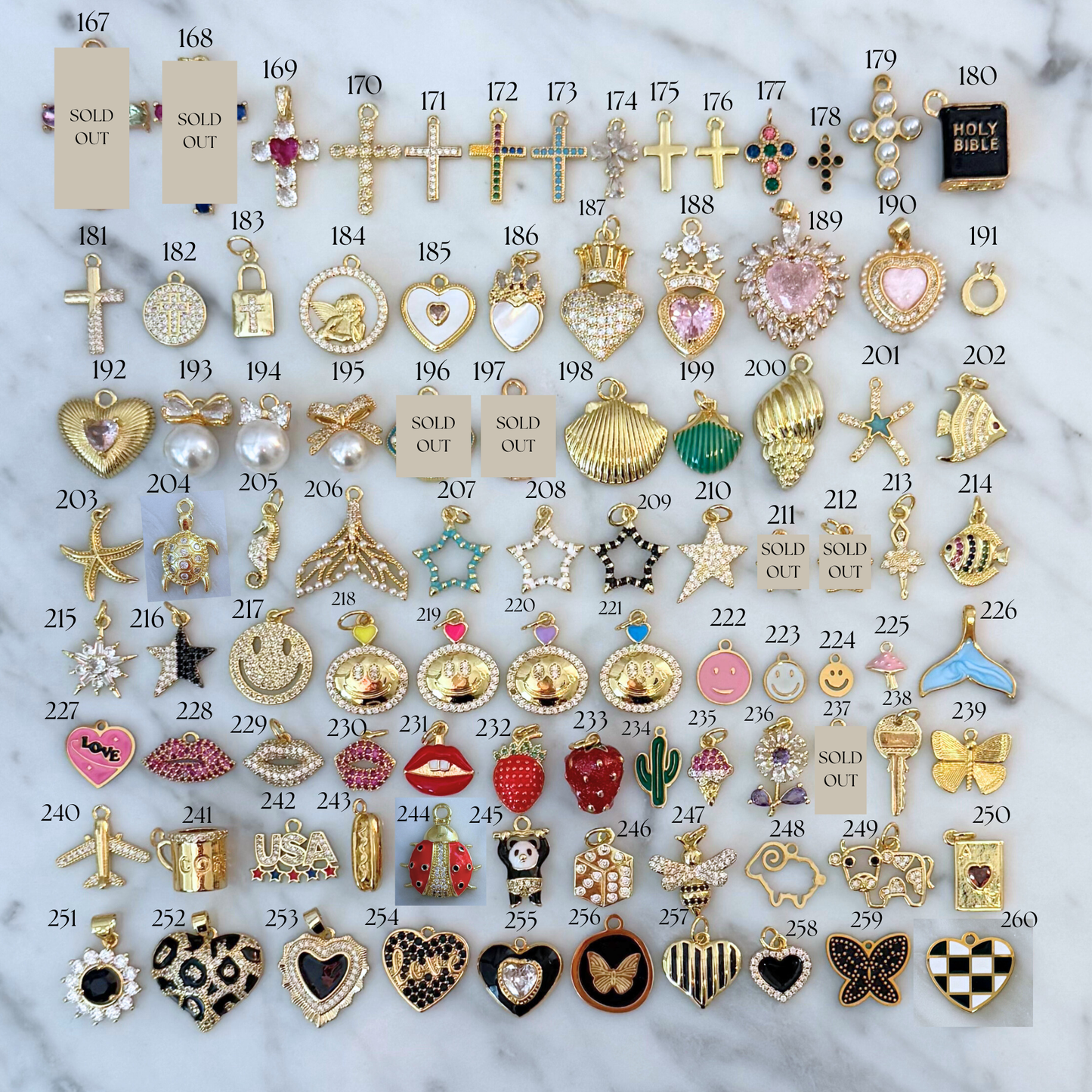 Build Your Own Custom Charm Necklace or Bracelet