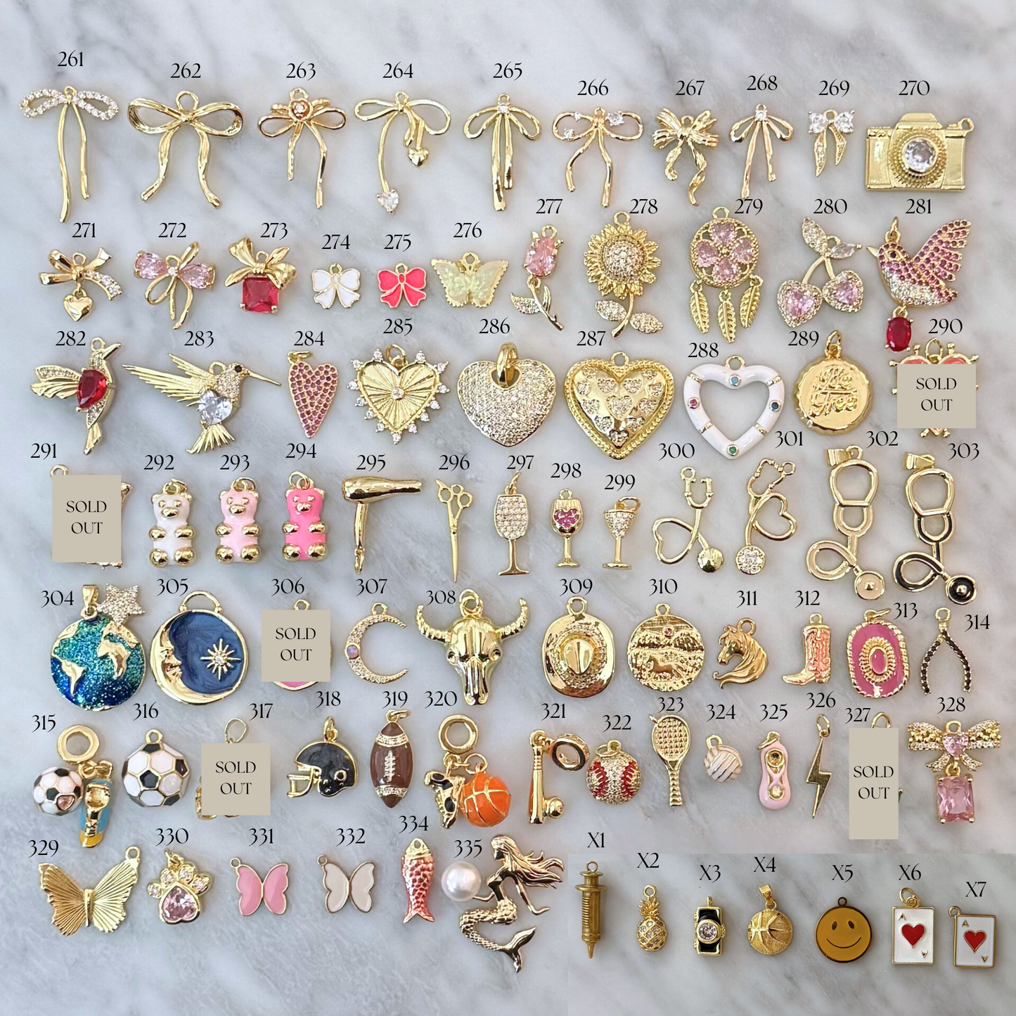 Build Your Own Custom Charm Necklace or Bracelet